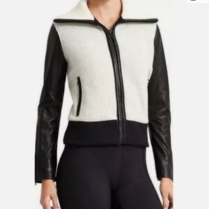 Athleta x Derek Lam 10 Elevate Leather Jacket